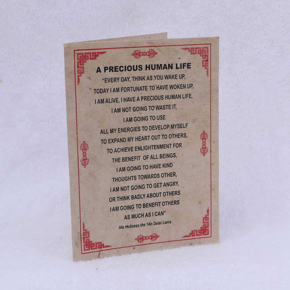 Cartas Hechas con Papel del Himalaya Con Mensajes Inspiradores – foto 3