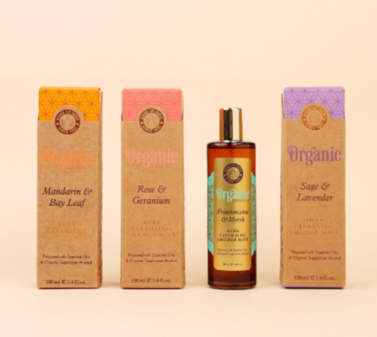 Spray Áurico y Ambiental "Smudge" (100ml) | Limpieza Energética sin Humo