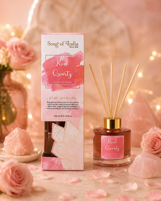 Difusor Healing Stones con Cristales Reales (105ml) | Aromaterapia Energética
