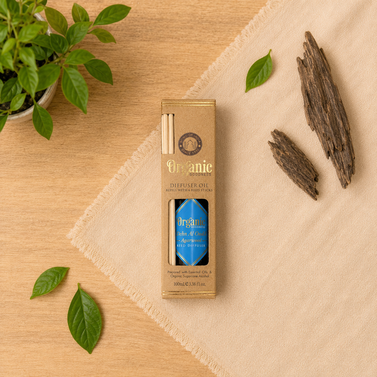 Repuesto de Aceite para Difusor Orgánico (100ml) | Aromas Organic Goodness