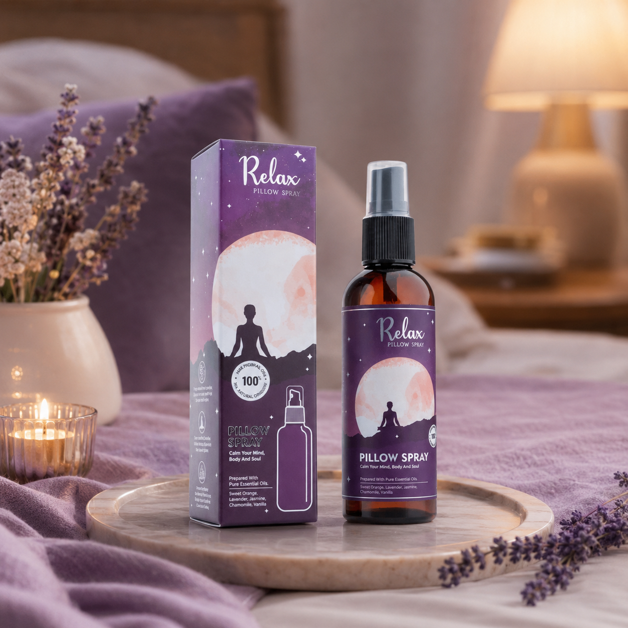 Spray para Almohada y Sábanas Sleep (100ml) | Aromaterapia en Bruma