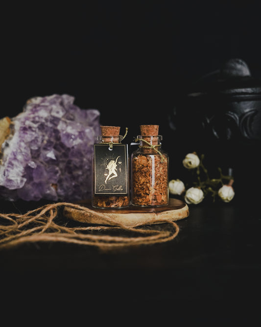 Resina de Incienso Esotérica en Botella de Vidrio | Rituales Mágicos