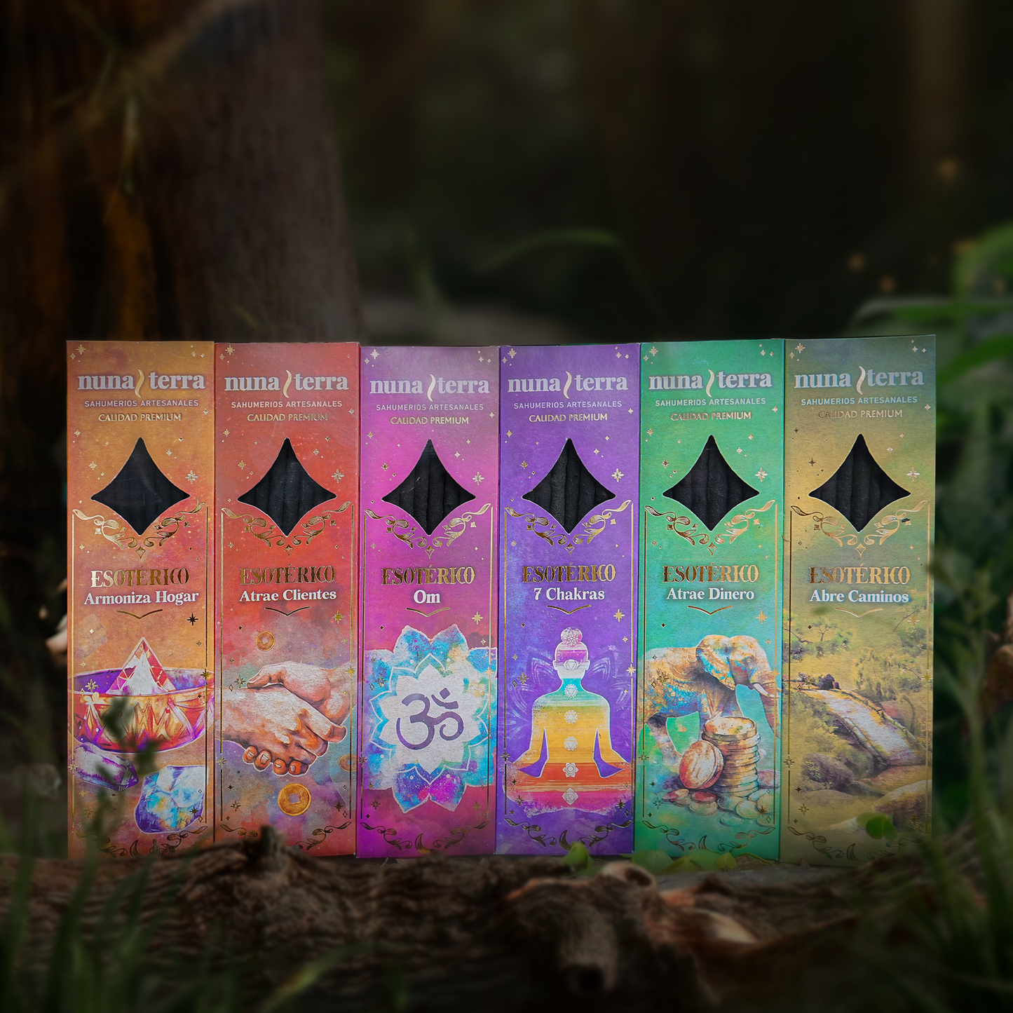 Linea Esotéricos - Inciensos Nuna Terra