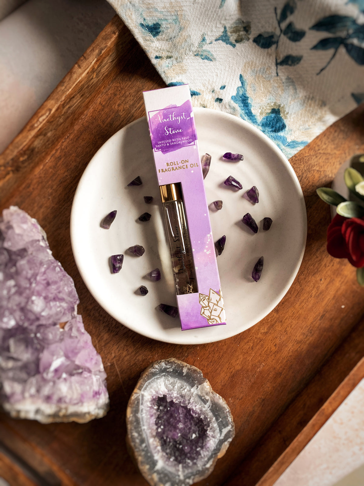 Perfume en Roll-On Healing Stones (10ml) – Aromaterapia y Cristales – foto 4