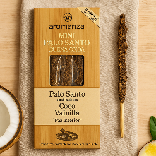 Mini Palo Santo - Aromanza x 8 u.