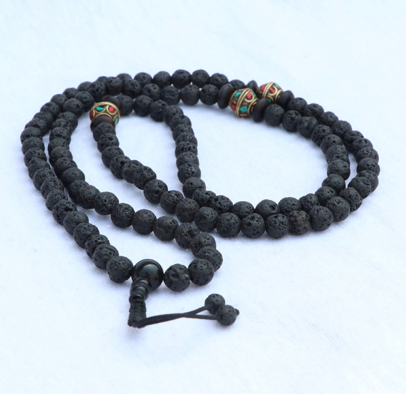 Collar con Piedra de Lava & Cobre – Equilibrio, Fuerza Interior - Buddha Stones