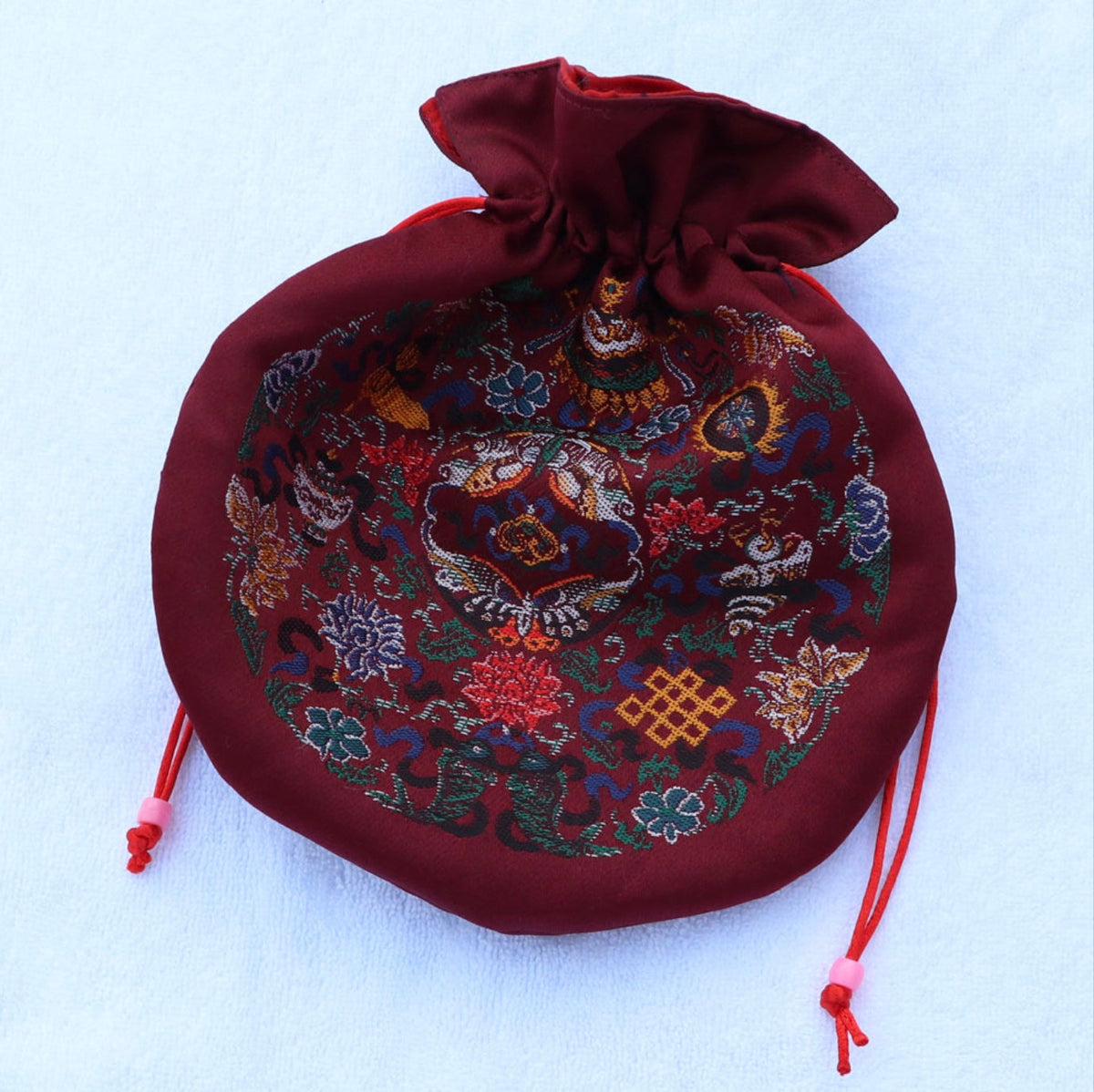 Bolso de Seda Bordado para Mala, Cristales & Accesorios – 3 Tamaños – foto 7