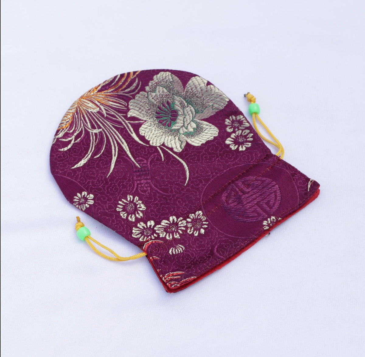Bolso de Seda Bordado para Mala, Cristales & Accesorios – 3 Tamaños – foto 10