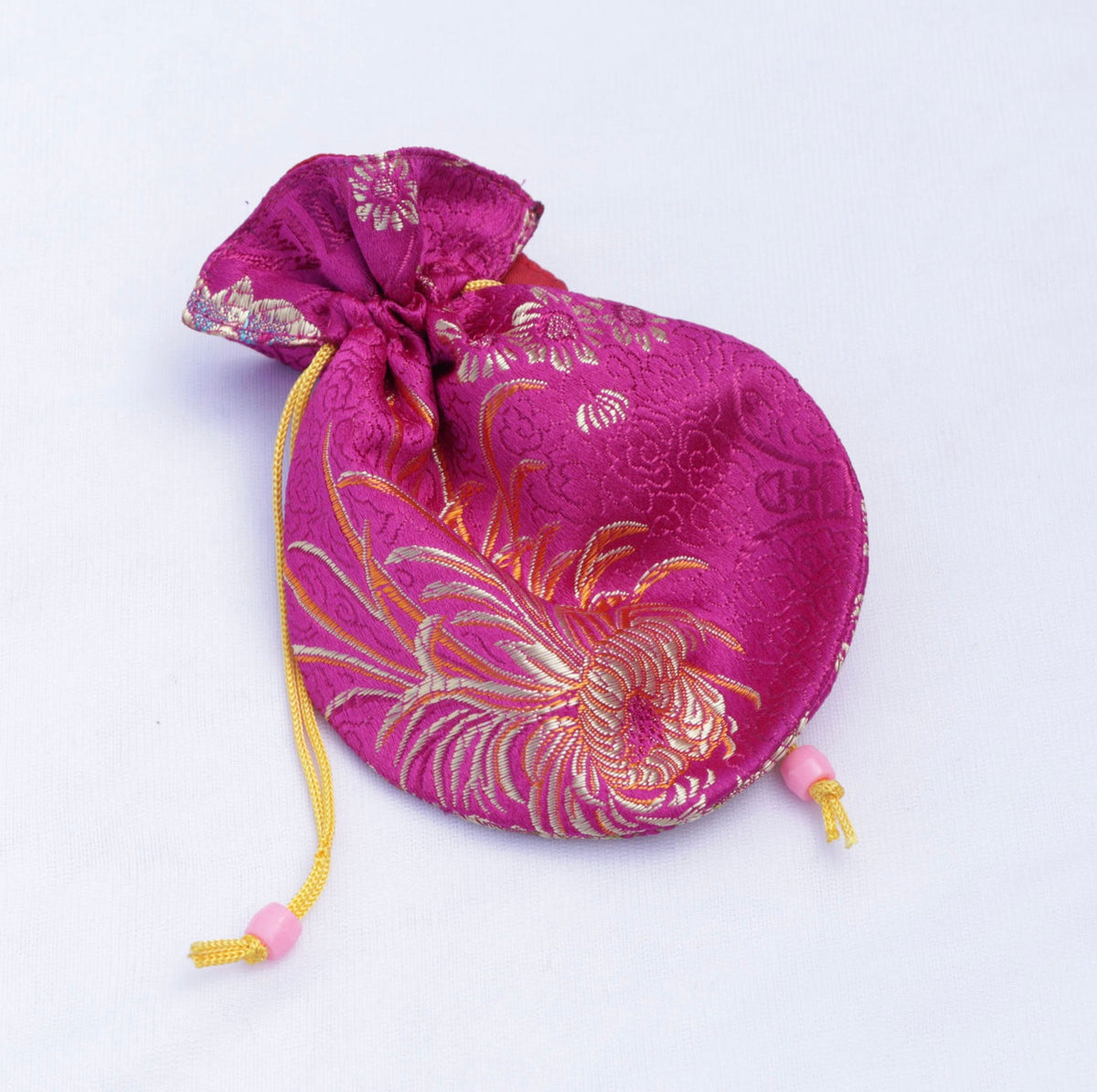 Bolso de Seda Bordado para Mala, Cristales & Accesorios – 3 Tamaños – foto 2