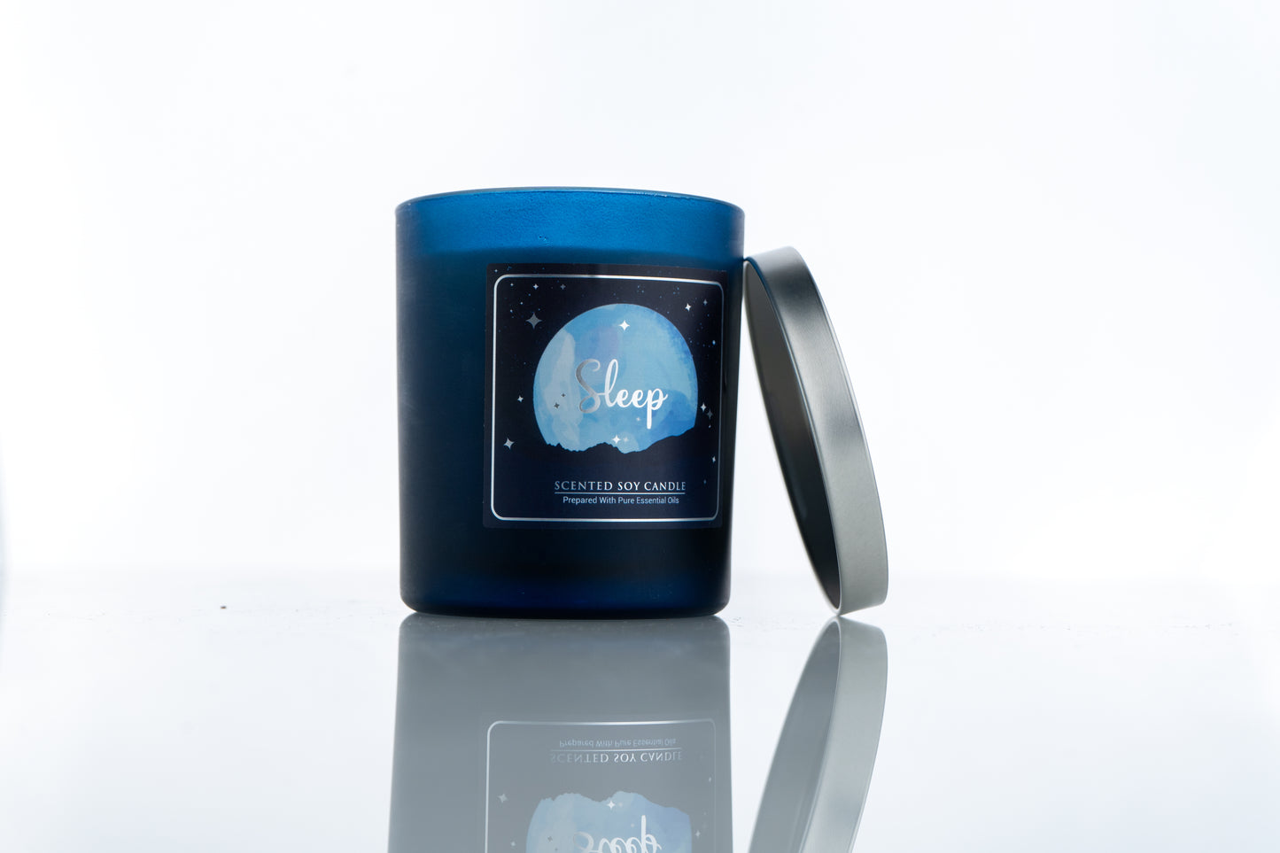 Vela de Aromaterapia "Sleep" para Descanso Profundo (200g, 50 hs)