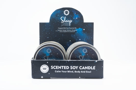 Vela de Aromaterapia 'SLEEP' para Dormir Profundo (Lata 80g)