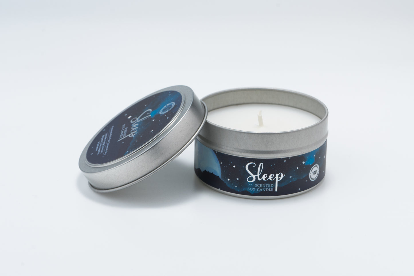 Vela de Aromaterapia 'SLEEP' para Dormir Profundo (Lata 80g)