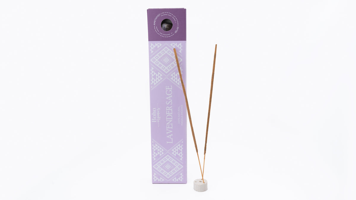 Incienso Boho Organics + Piedra Natural (Pack Mayorista 24 cajas) – foto 2