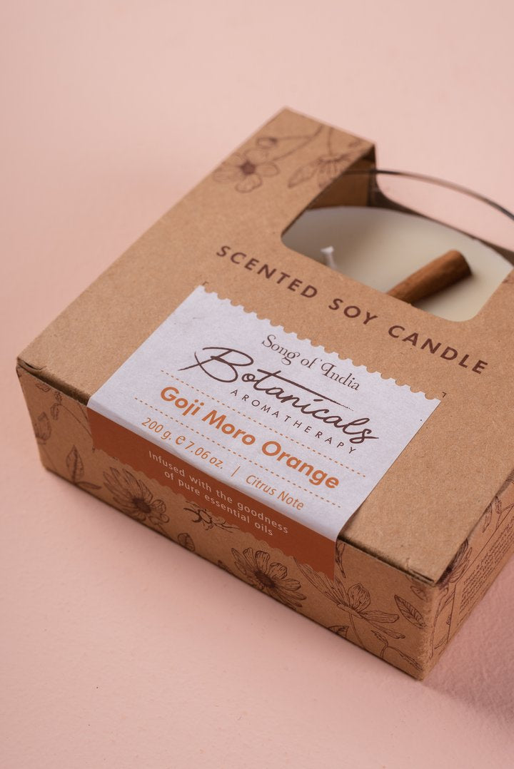 Vela Botánica 3 Mechas con Hierbas Reales (200g) - Aromaterapia Visual