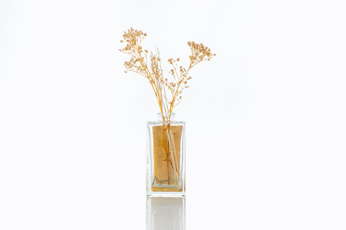 Difusor Magia Celestial (150ml) Con Varillas de Sauce y Flores Secas