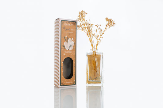 Difusor Magia Celestial (150ml) Con Varillas de Sauce y Flores Secas
