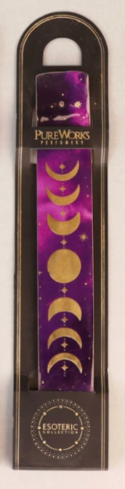 Portaincienso Esotérico con Fases Lunares Doradas