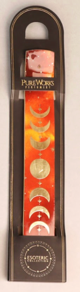 Portaincienso Esotérico con Fases Lunares Doradas
