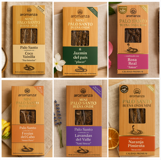Mini Palo Santo - Aromanza x 8 u.