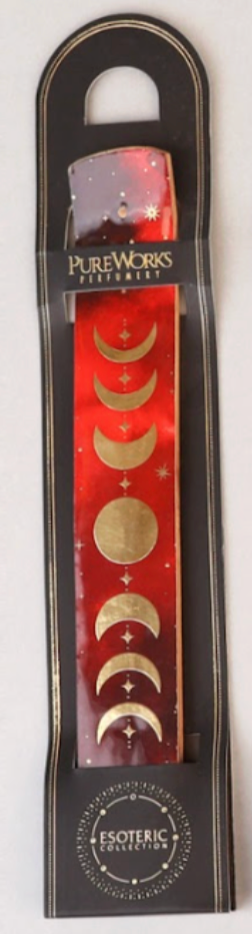 Portaincienso Esotérico con Fases Lunares Doradas