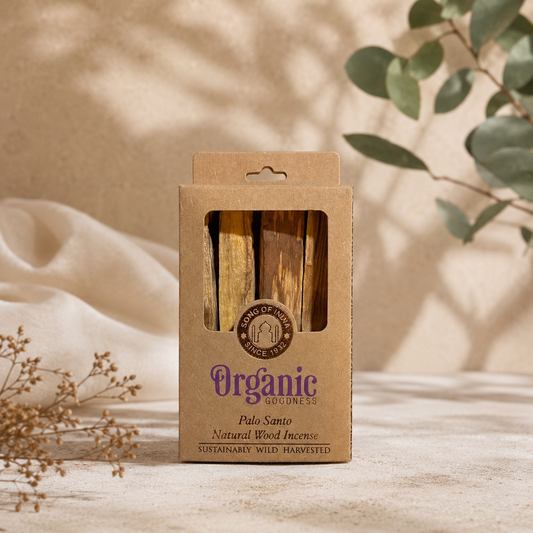 Palo Santo Sagrado Natural (Pack de 4 Varas) | Organic Goodness