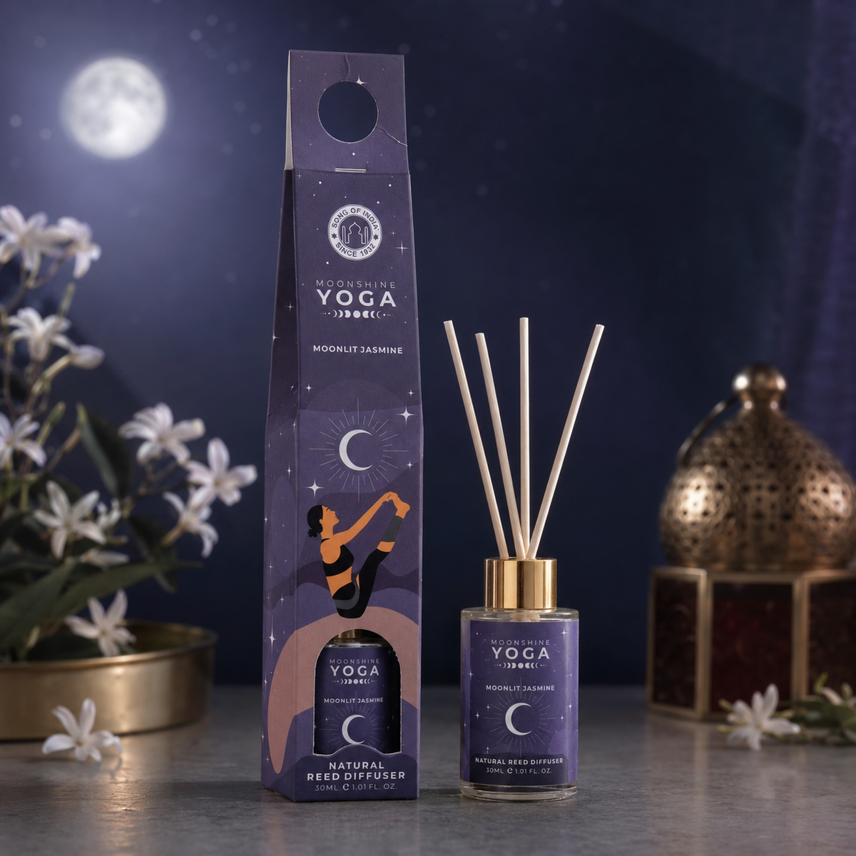 Difusor Mini Moonshine Yoga (30ml) – Aromaterapia Portátil y Viaje – foto 3