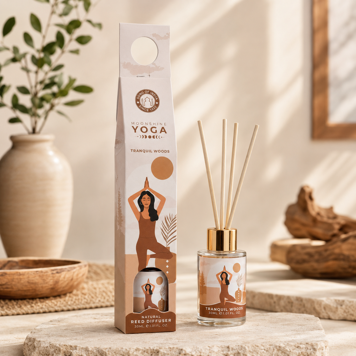 Difusor Mini Moonshine Yoga (30ml) – Aromaterapia Portátil y Viaje – foto 4