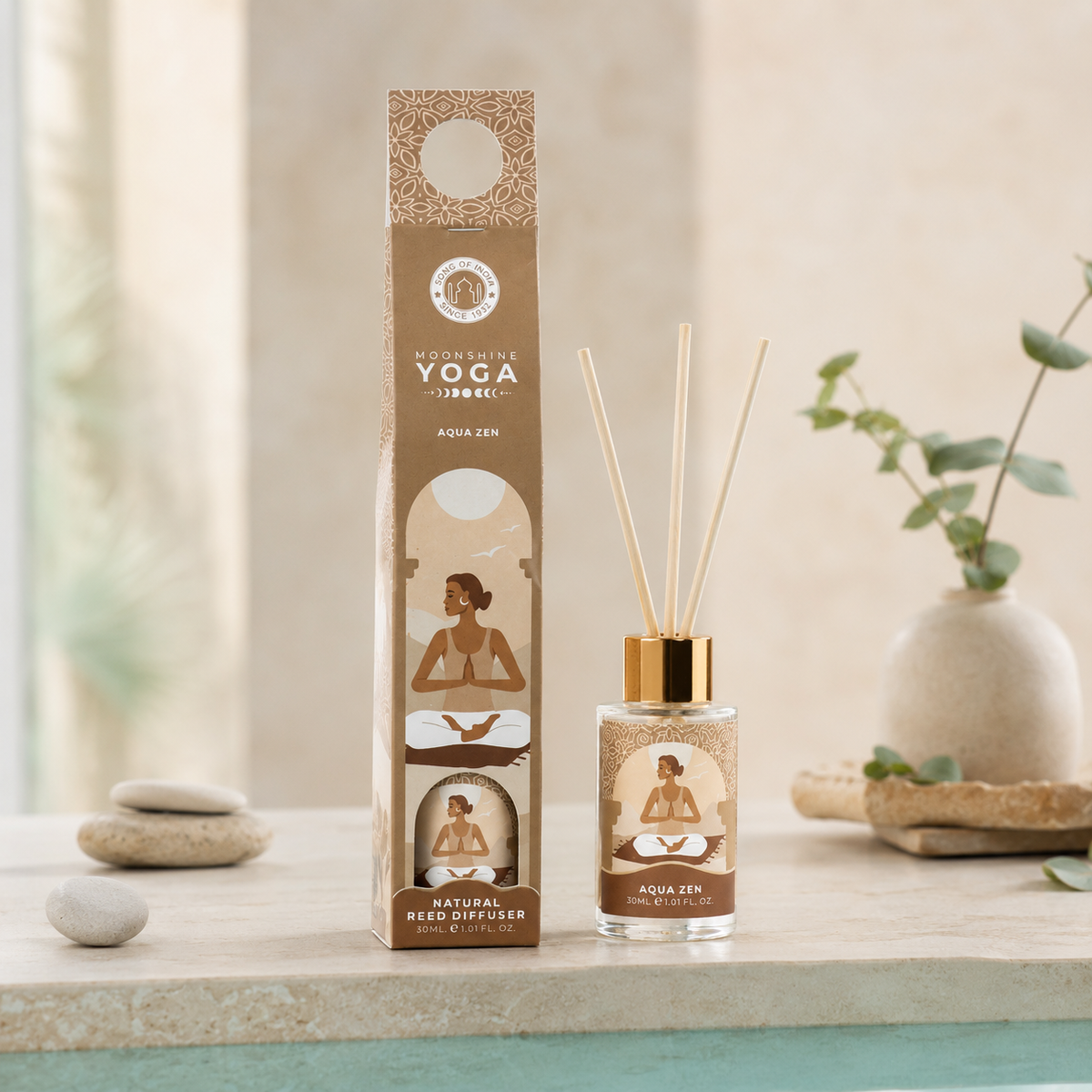 Difusor Mini Moonshine Yoga (30ml) – Aromaterapia Portátil y Viaje – foto 2