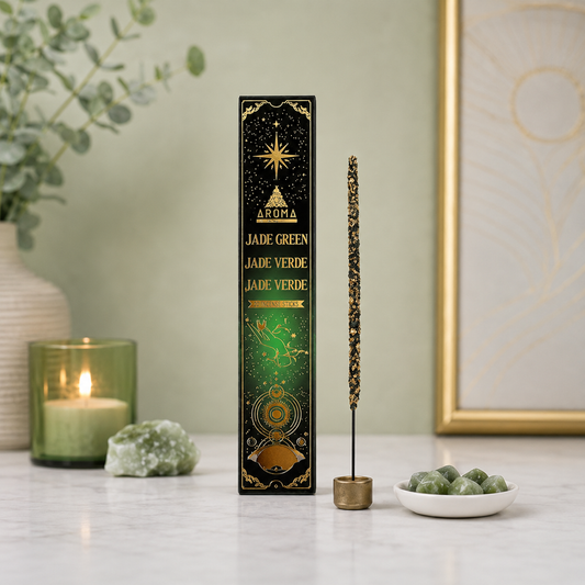 Set Crystal Scents: Incienso Premium + 5 Piedras Semipreciosas