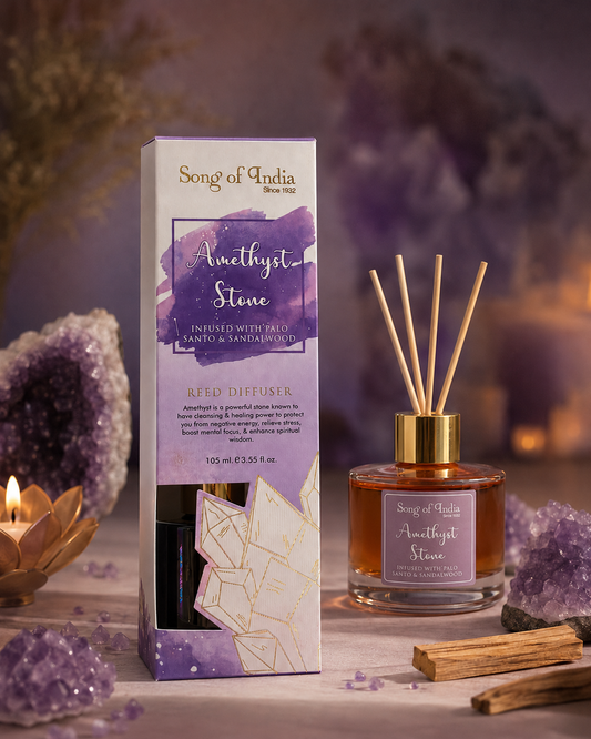 Difusor Healing Stones con Cristales Reales (105ml) | Aromaterapia Energética