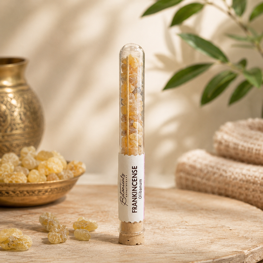 Resina Aromática Botánica en Tubo de Vidrio | Incienso Puro