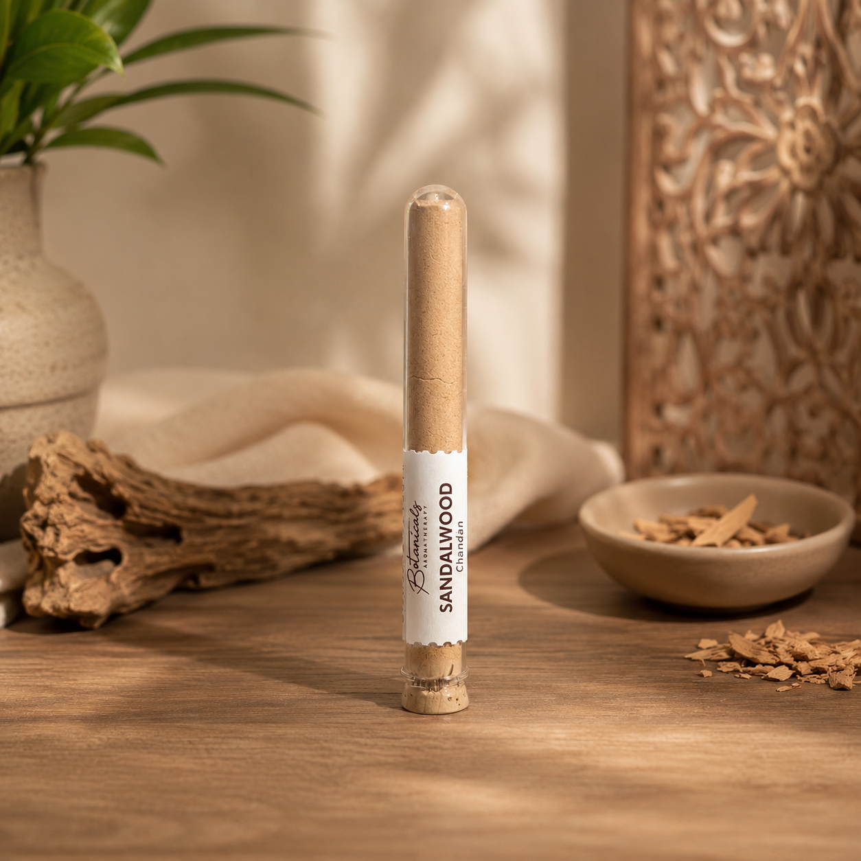 Resina Aromática Botánica en Tubo de Vidrio | Incienso Puro