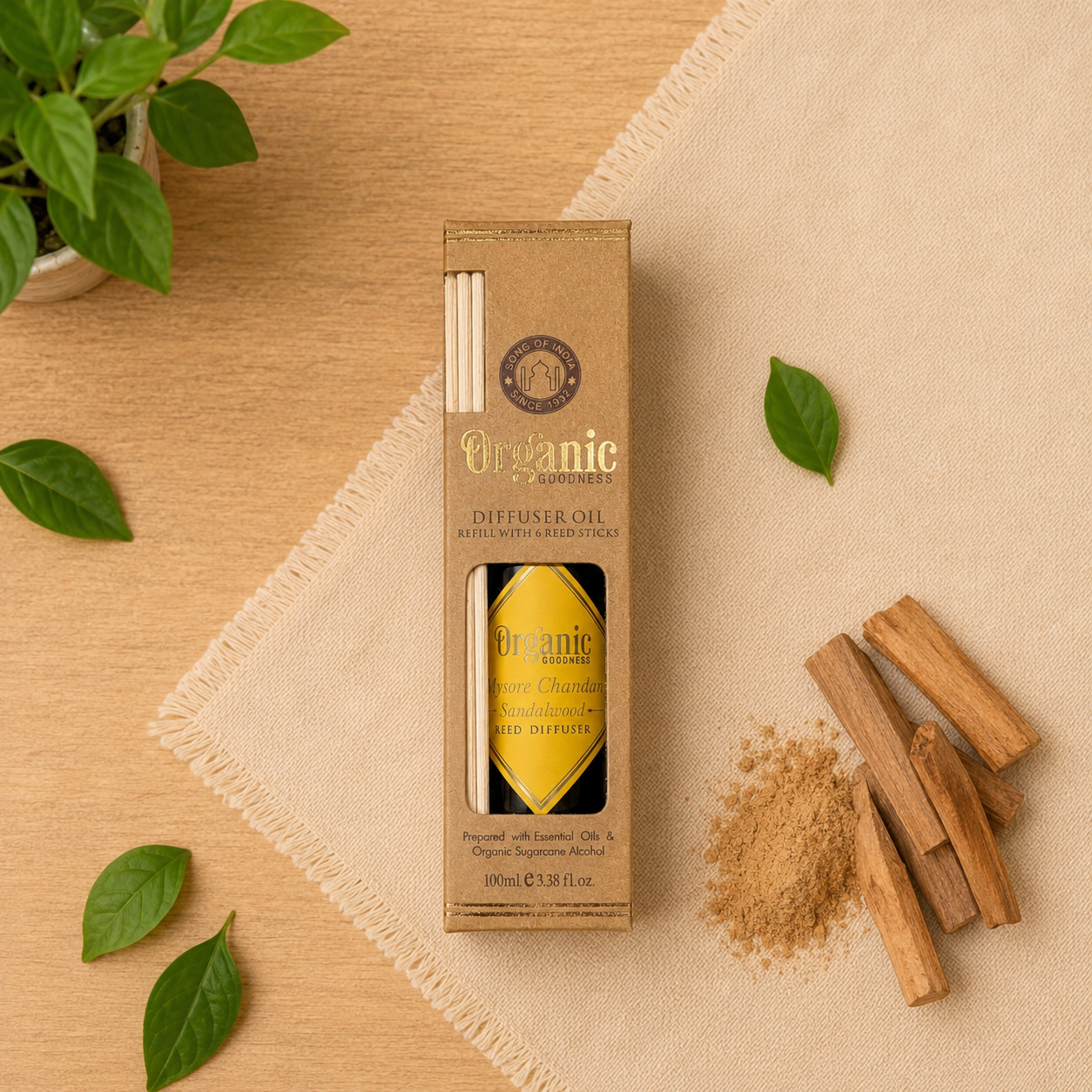 Repuesto de Aceite para Difusor Orgánico (100ml) | Aromas Organic Goodness