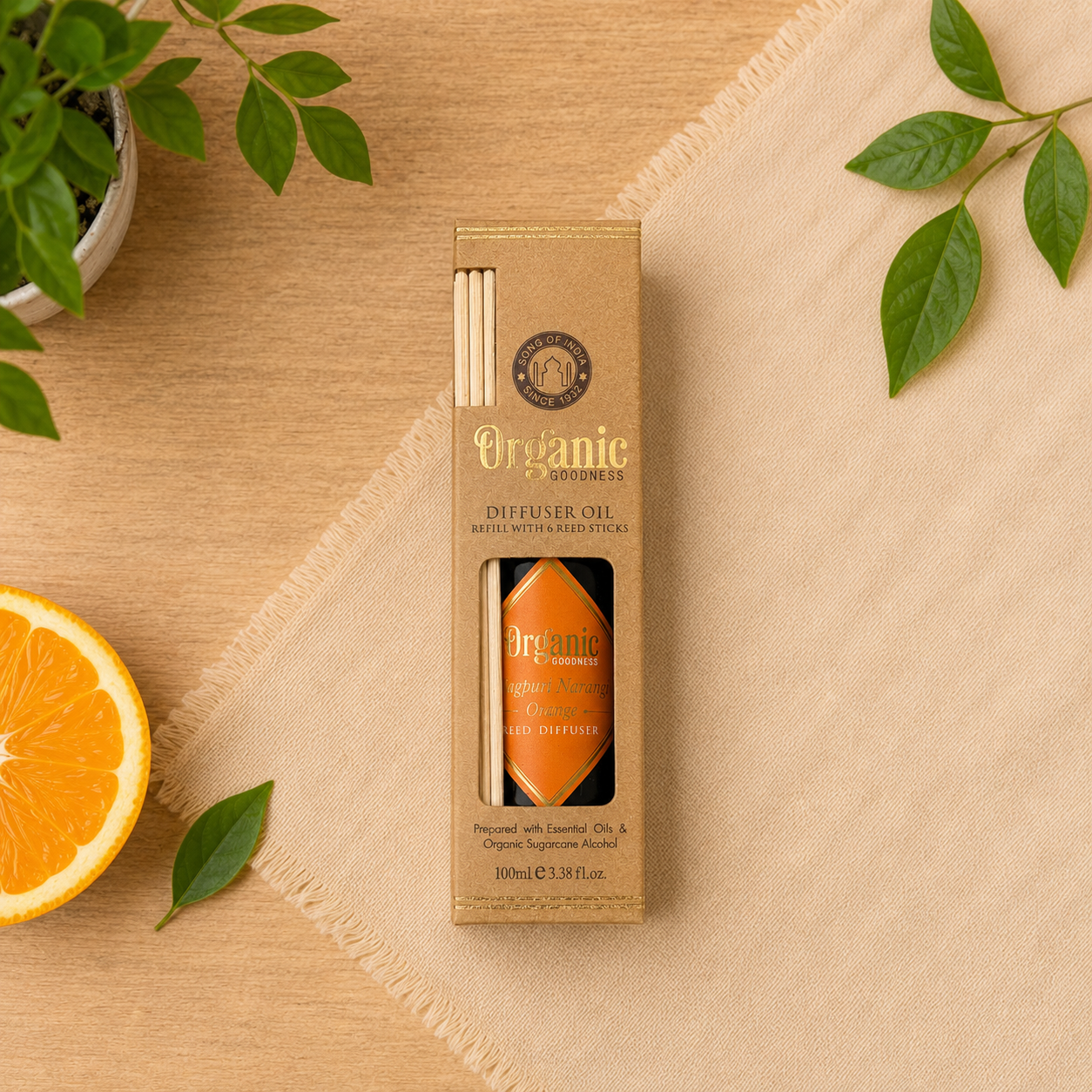Repuesto de Aceite para Difusor Orgánico (100ml) | Aromas Organic Goodness
