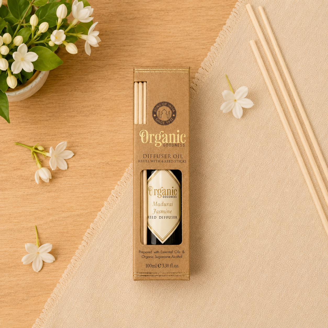 Repuesto de Aceite para Difusor Orgánico (100ml) | Aromas Organic Goodness