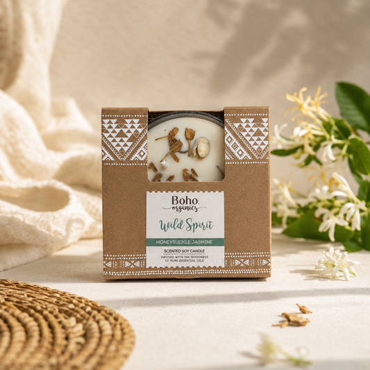 Vela 3 Mechas con Hierbas Secas (Smudge) | Boho Botanist
