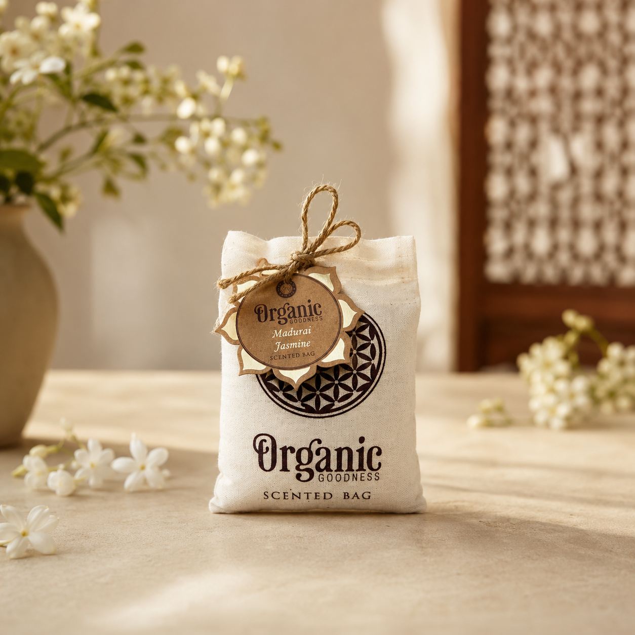 Saco Aromático de Algodón (100g) | Sachet para Closets y Autos