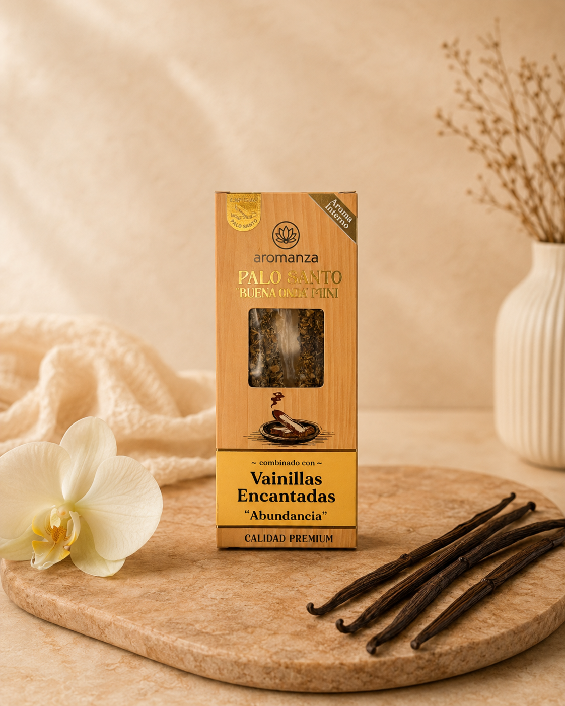 Mini Palo Santo - Aromanza x 5 u.