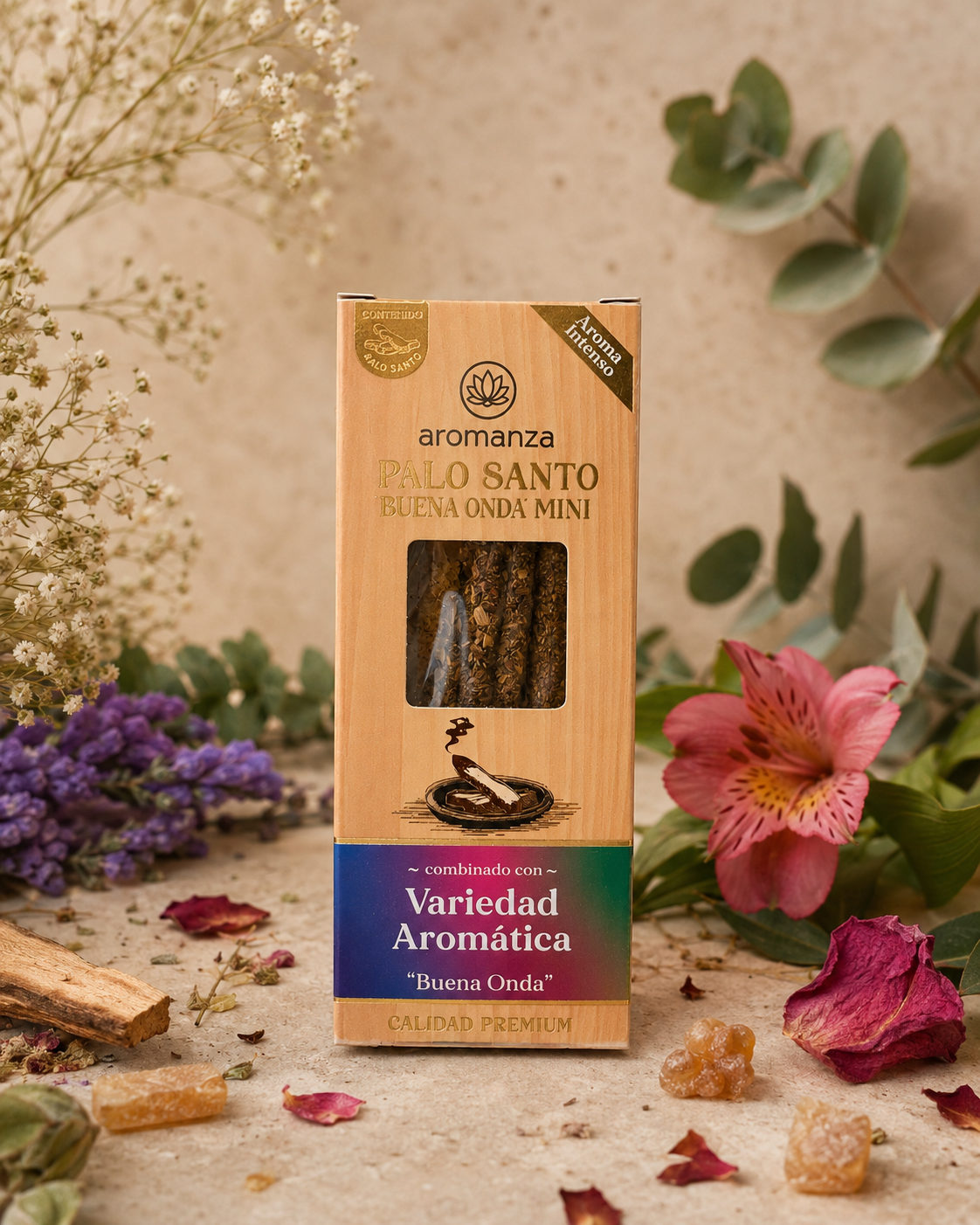 Mini Palo Santo - Aromanza x 5 u.
