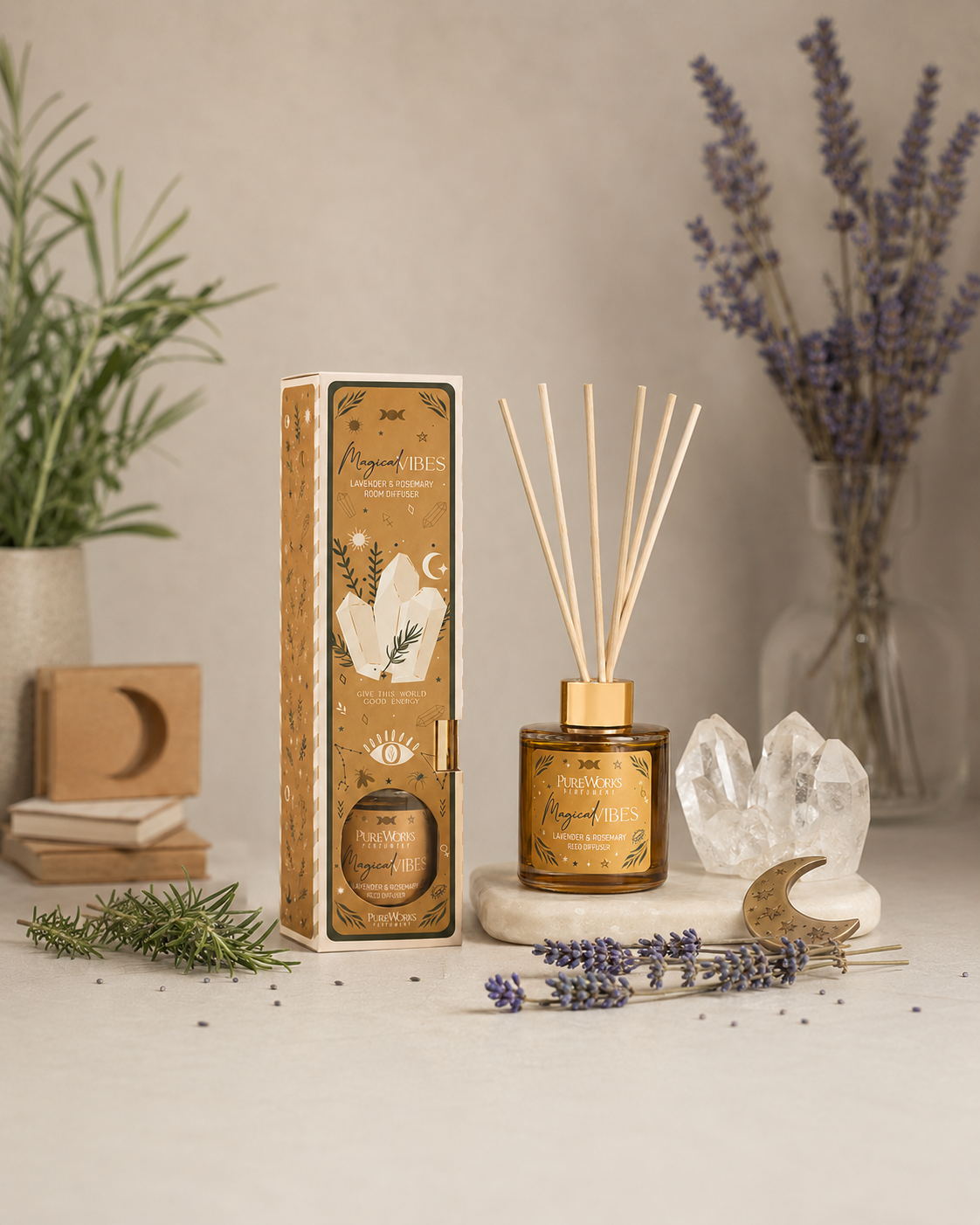 Difusor Celestial Magic Pequeño (50ml) | Ritual y Protección