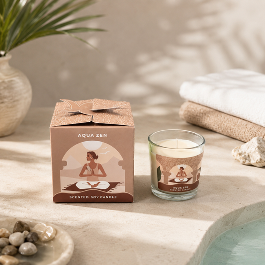 Vela Moonshine Yoga: Aromaterapia para tu Práctica (Ilustrada)