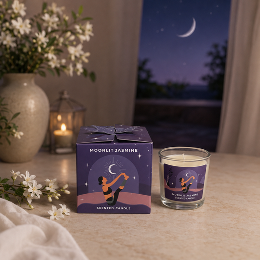 Vela Moonshine Yoga: Aromaterapia para tu Práctica (Ilustrada)