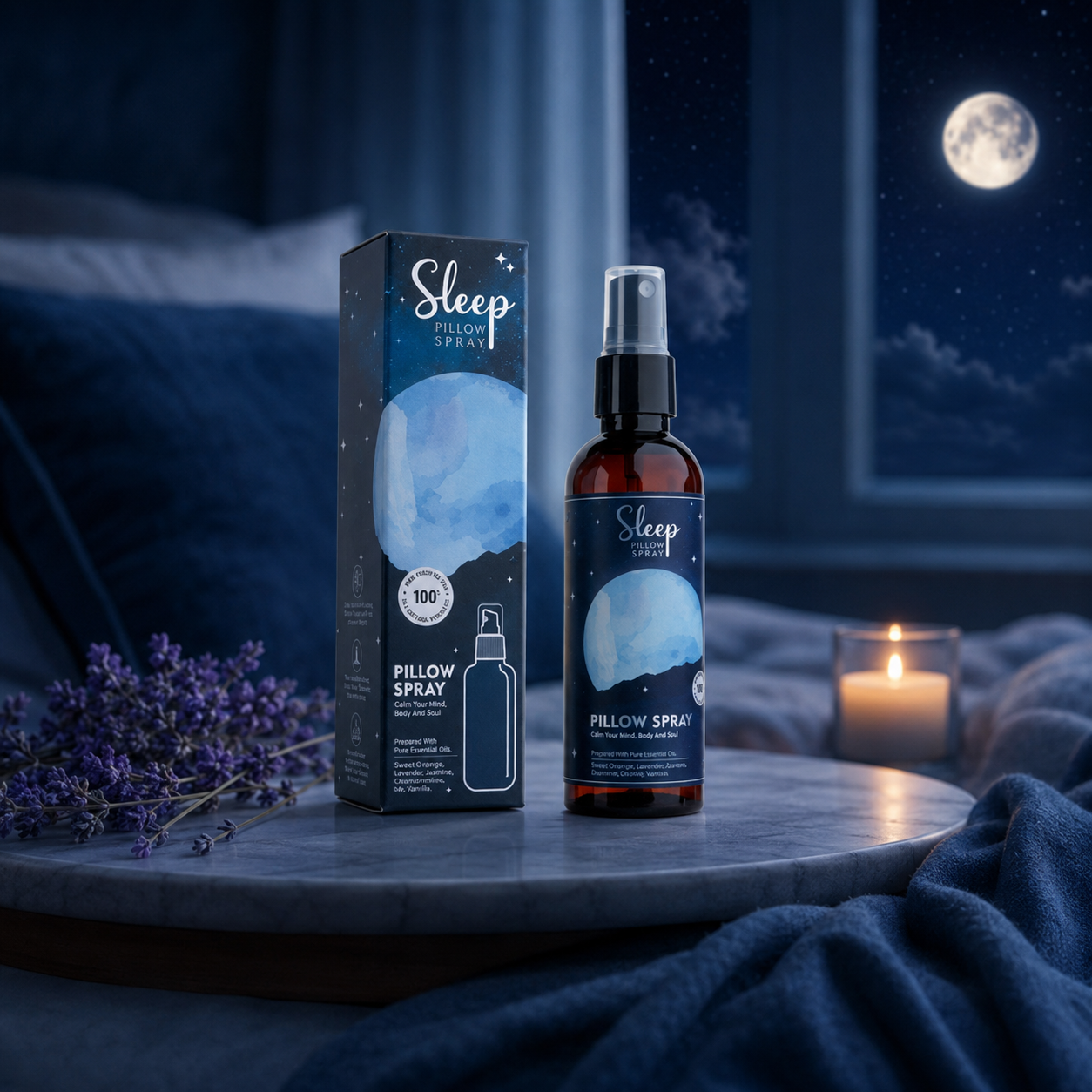 Spray para Almohada y Sábanas Sleep (100ml) | Aromaterapia en Bruma
