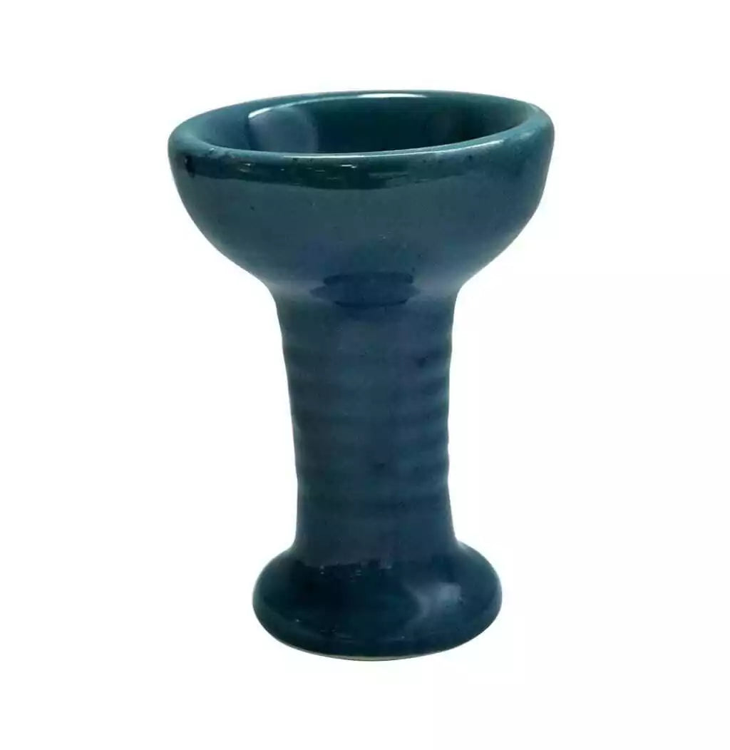Copalera Esmaltada de Ceramica Color Azul — Samaná Costa Rica