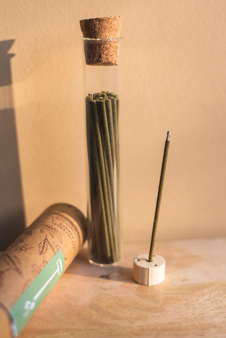 Incienso Puro Sin Bambú con Quemador de Cerámica | Botanical