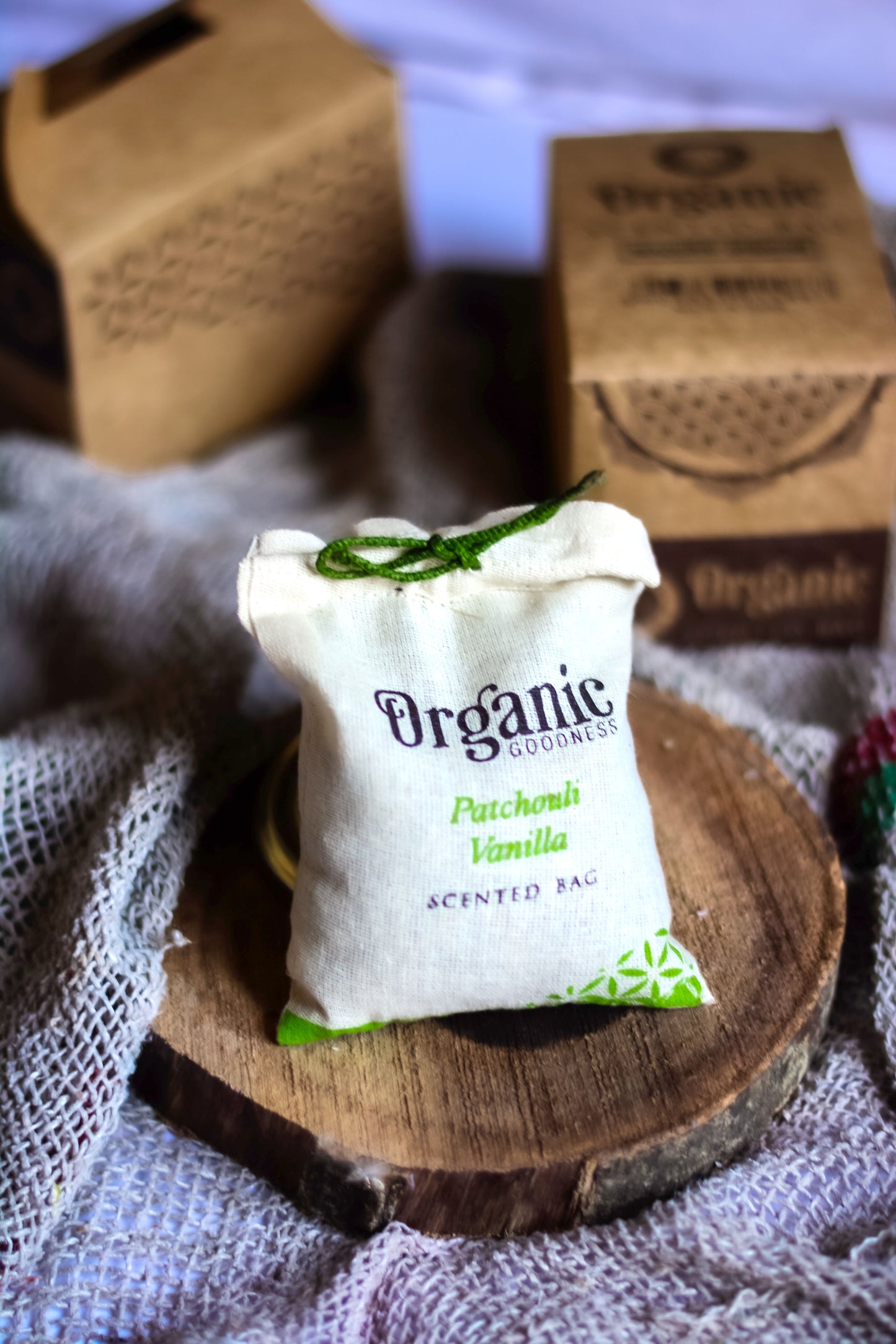 Saco Aromático de Algodón (100g) | Sachet para Closets y Autos