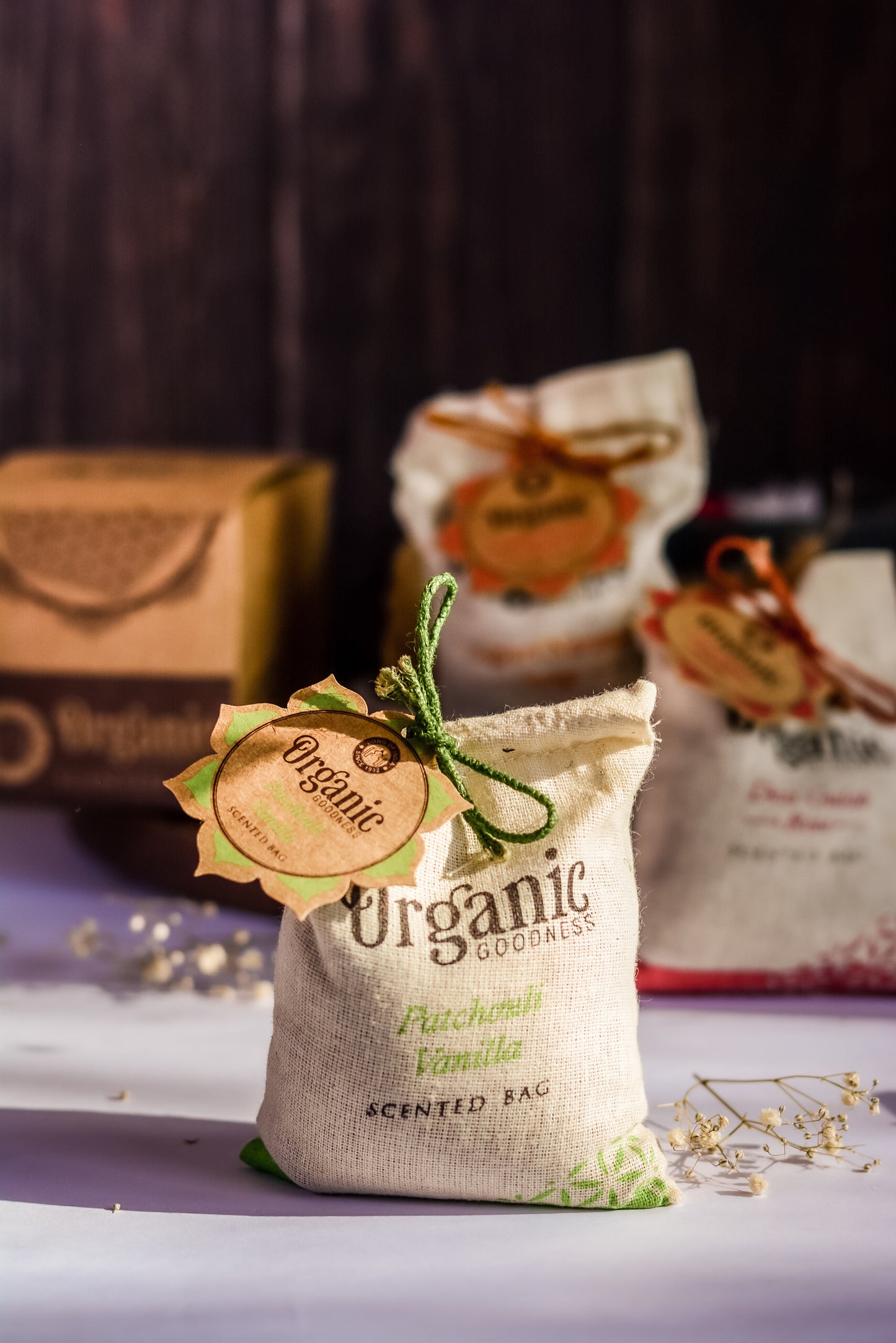 Saco Aromático de Algodón (100g) | Sachet para Closets y Autos