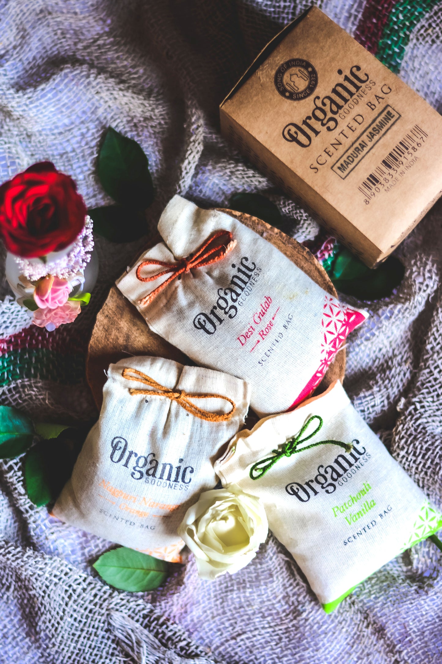 Saco Aromático de Algodón (100g) | Sachet para Closets y Autos