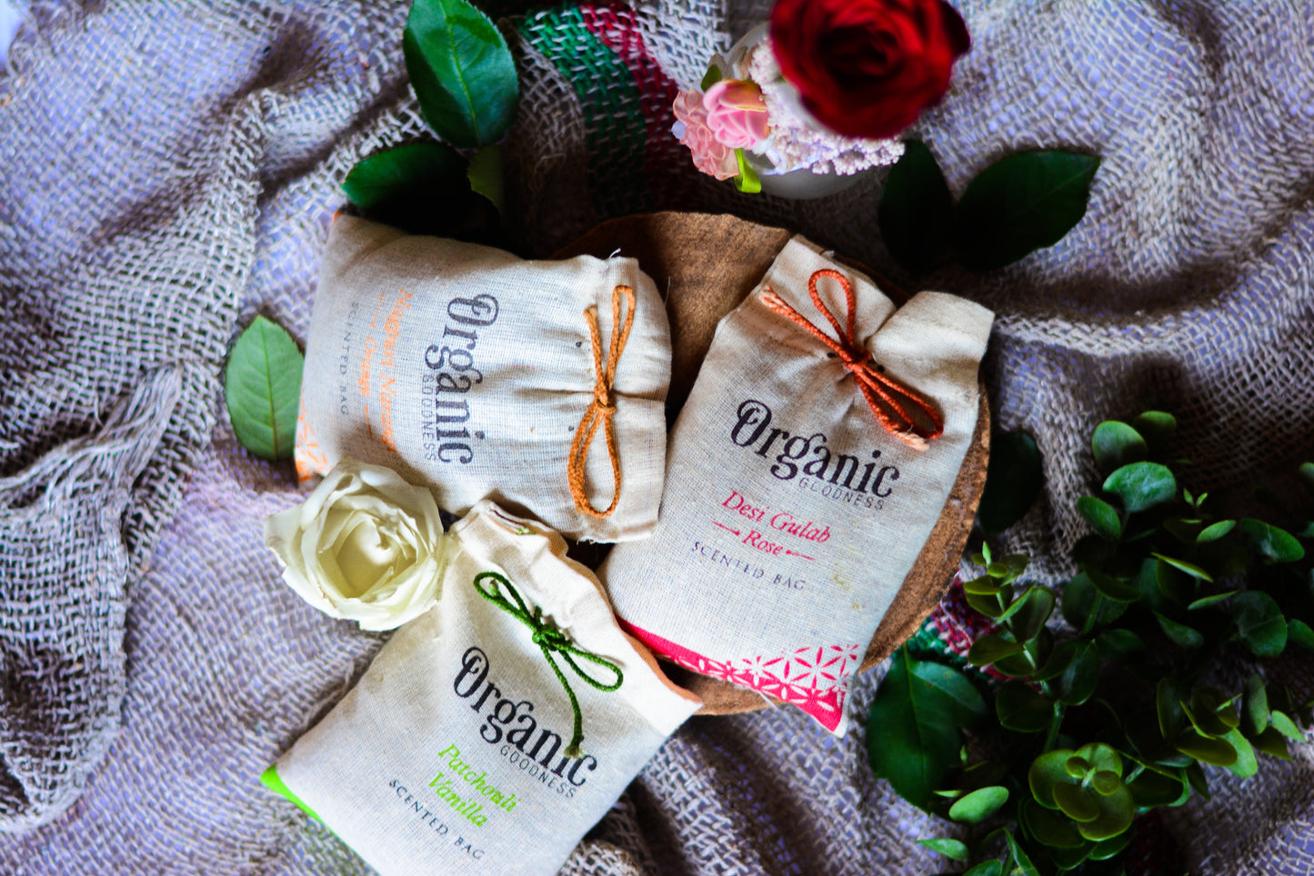 Saco Aromático de Algodón (100g) | Sachet para Closets y Autos