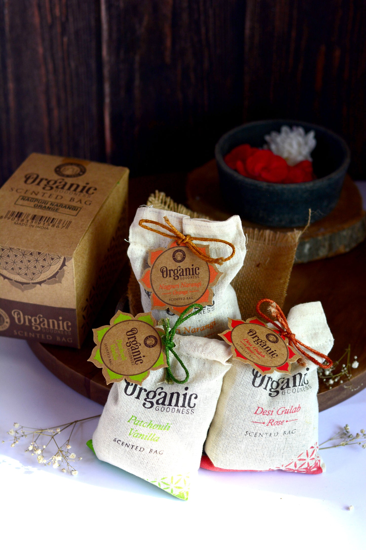 Saco Aromático de Algodón (100g) | Sachet para Closets y Autos